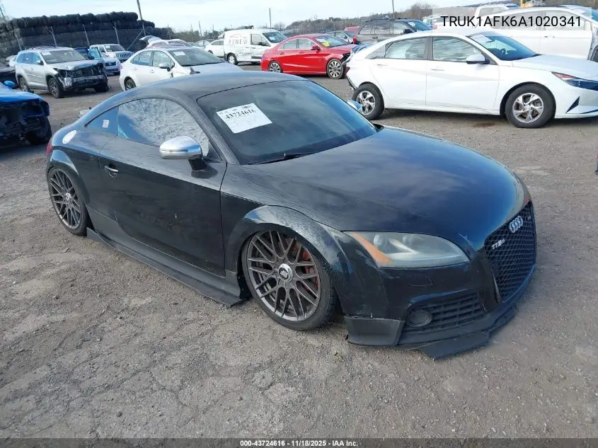 2010 Audi Tts 2.0T Premium VIN: TRUK1AFK6A1020341 Lot: 43724616