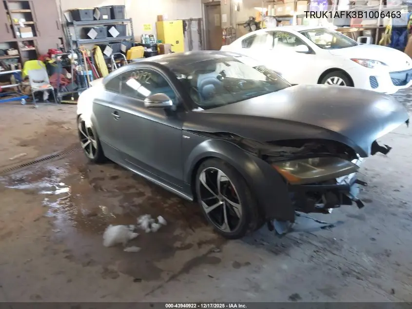 2011 Audi Tts 2.0T Premium Plus VIN: TRUK1AFK3B1006463 Lot: 43940922