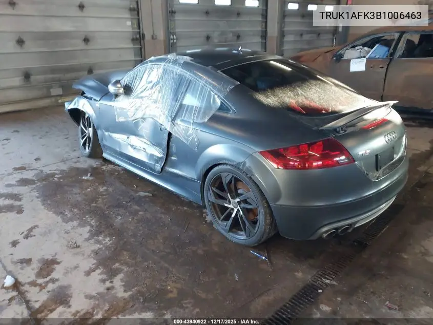 2011 Audi Tts 2.0T Premium Plus VIN: TRUK1AFK3B1006463 Lot: 43940922