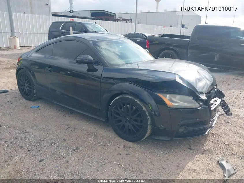 2013 Audi Tts 2.0T Premium Plus VIN: TRUK1AFK7D1010017 Lot: 44870648