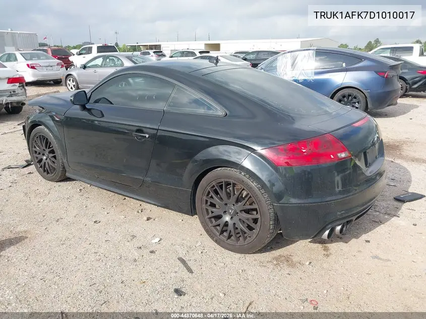 2013 Audi Tts 2.0T Premium Plus VIN: TRUK1AFK7D1010017 Lot: 44870648