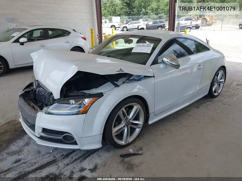 2014 Audi Tts 2.0T VIN: TRUB1AFK4E1001079 Lot: 45436284