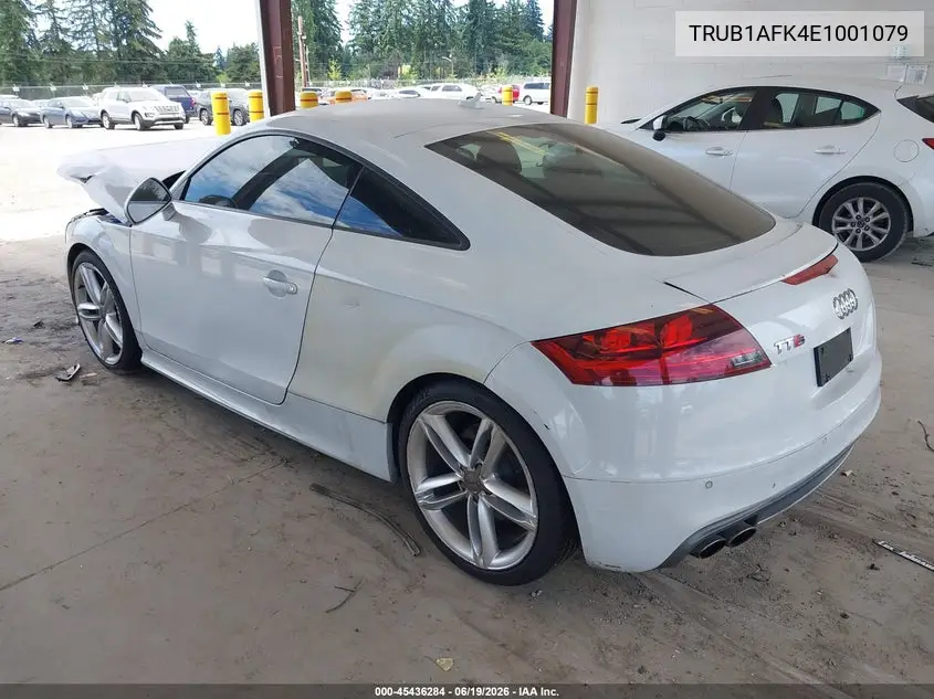 2014 Audi Tts 2.0T VIN: TRUB1AFK4E1001079 Lot: 45436284