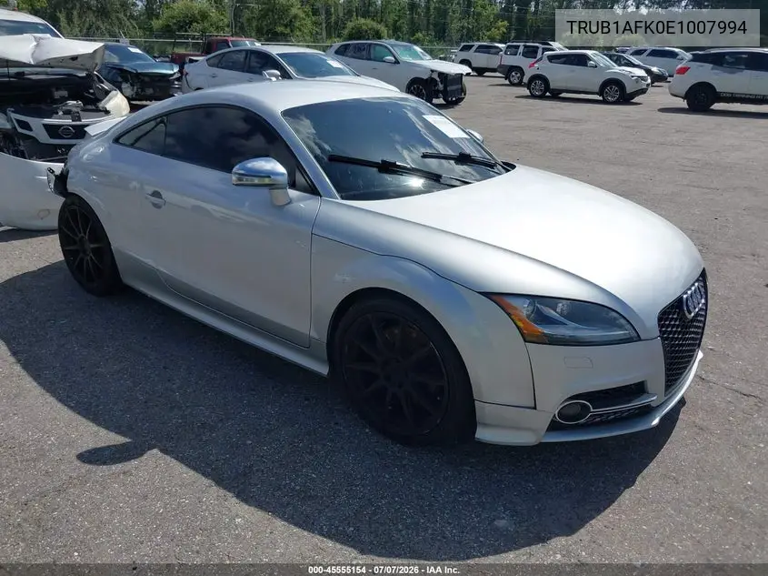 2014 Audi Tts 2.0T VIN: TRUB1AFK0E1007994 Lot: 45555154