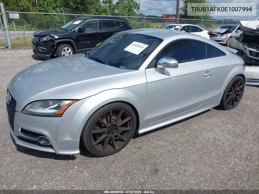 2014 Audi Tts 2.0T VIN: TRUB1AFK0E1007994 Lot: 45555154