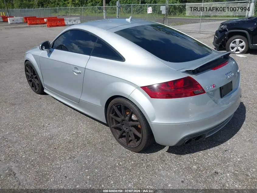 2014 Audi Tts 2.0T VIN: TRUB1AFK0E1007994 Lot: 45555154