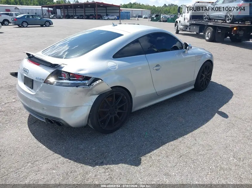 2014 Audi Tts 2.0T VIN: TRUB1AFK0E1007994 Lot: 45555154