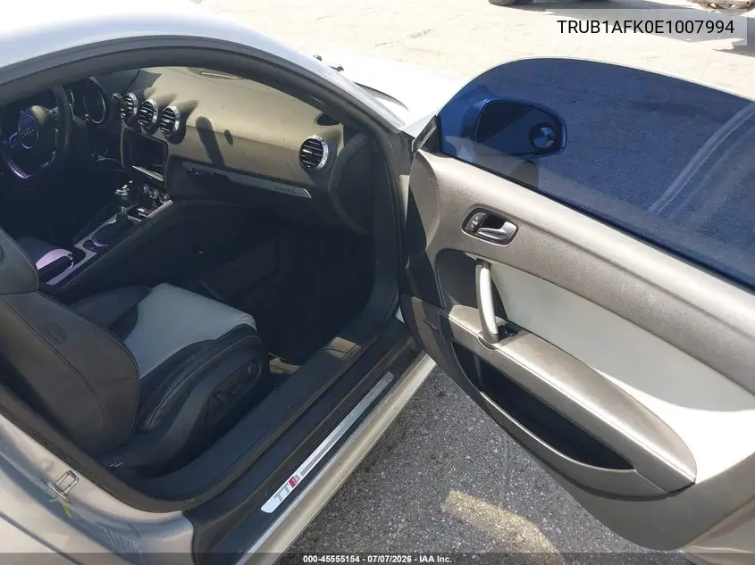 2014 Audi Tts 2.0T VIN: TRUB1AFK0E1007994 Lot: 45555154