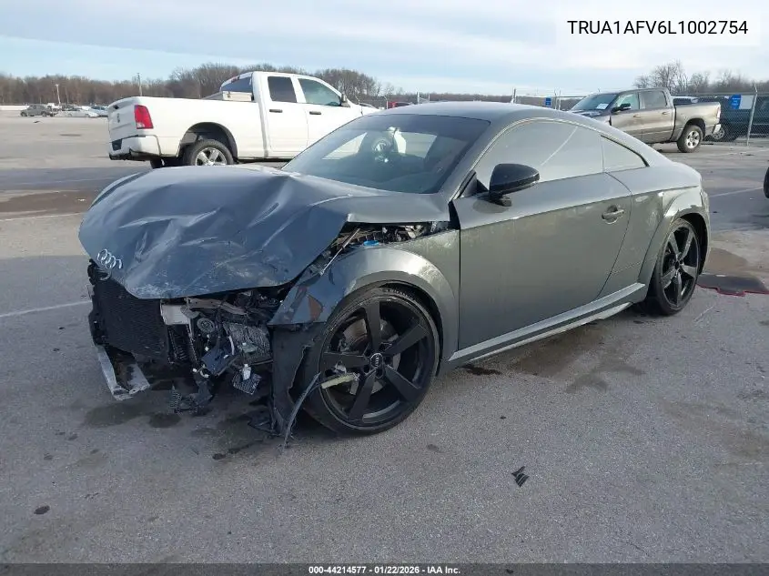 2020 Audi Tts Tfsi Quattro S Tronic VIN: TRUA1AFV6L1002754 Lot: 44214577