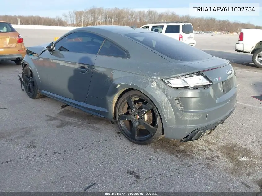 2020 Audi Tts Tfsi Quattro S Tronic VIN: TRUA1AFV6L1002754 Lot: 44214577