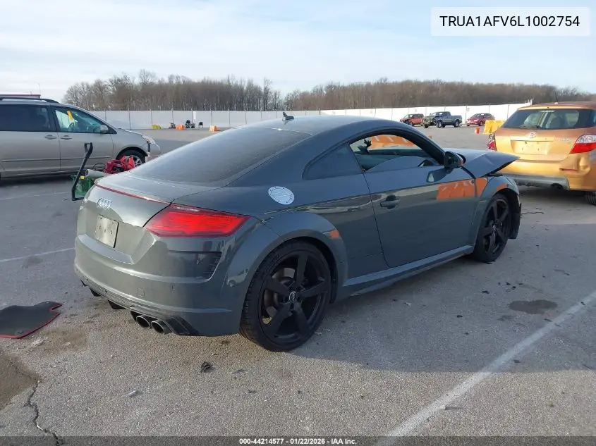 2020 Audi Tts Tfsi Quattro S Tronic VIN: TRUA1AFV6L1002754 Lot: 44214577