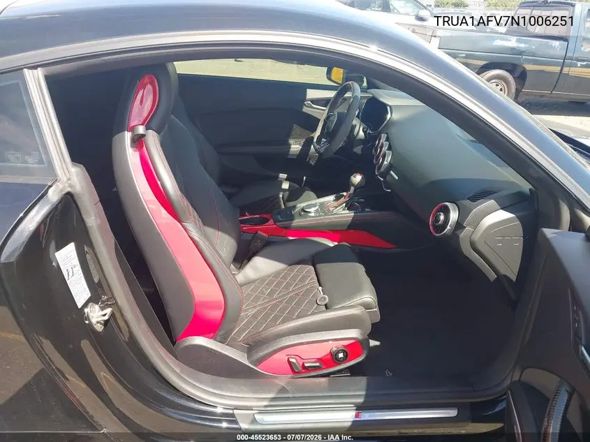2022 Audi Tts Tfsi Quattro S Tronic VIN: TRUA1AFV7N1006251 Lot: 45523653