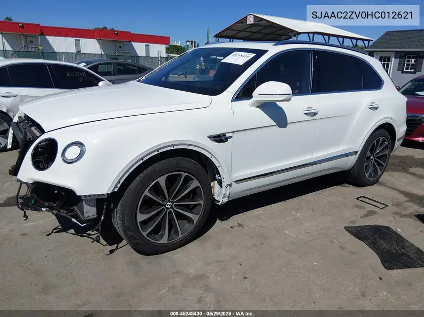 2017 Bentley Bentayga W12/W12 First Edition VIN: SJAAC2ZV0HC012621 Lot: 45248430