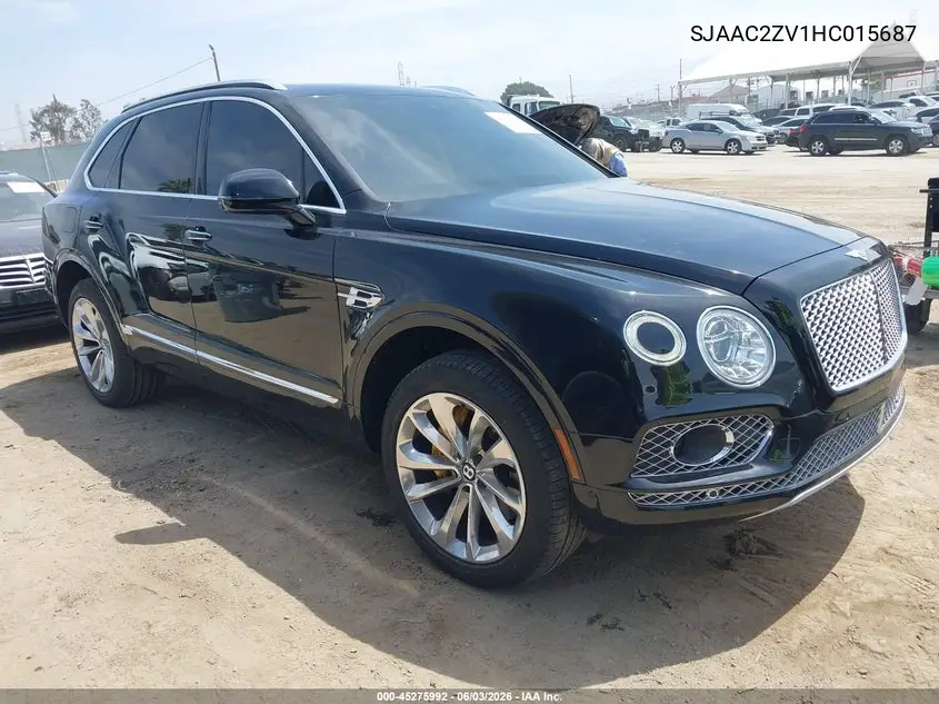 2017 Bentley Bentayga W12/W12 First Edition VIN: SJAAC2ZV1HC015687 Lot: 45275992