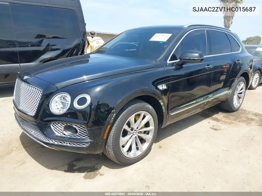 2017 Bentley Bentayga W12/W12 First Edition VIN: SJAAC2ZV1HC015687 Lot: 45275992