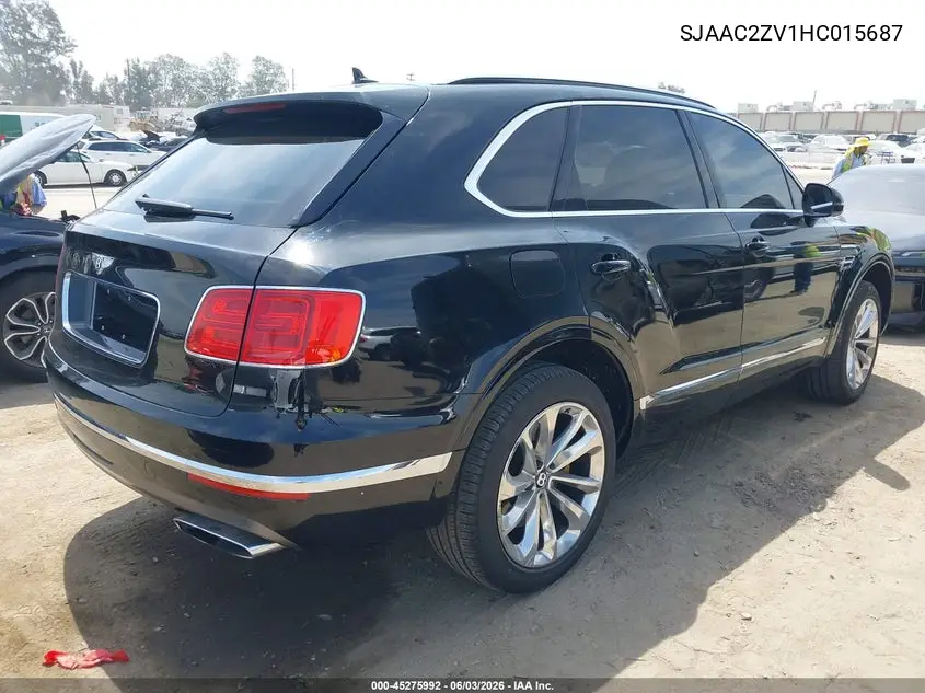 2017 Bentley Bentayga W12/W12 First Edition VIN: SJAAC2ZV1HC015687 Lot: 45275992