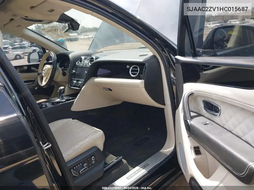2017 Bentley Bentayga W12/W12 First Edition VIN: SJAAC2ZV1HC015687 Lot: 45275992