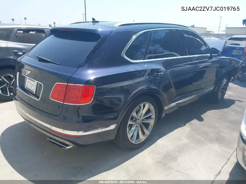 2018 Bentley Bentayga Activity Edition/Black Edition/Mulliner/Onyx Edition/W12 VIN: SJAAC2ZV7JC019765 Lot: 42979310