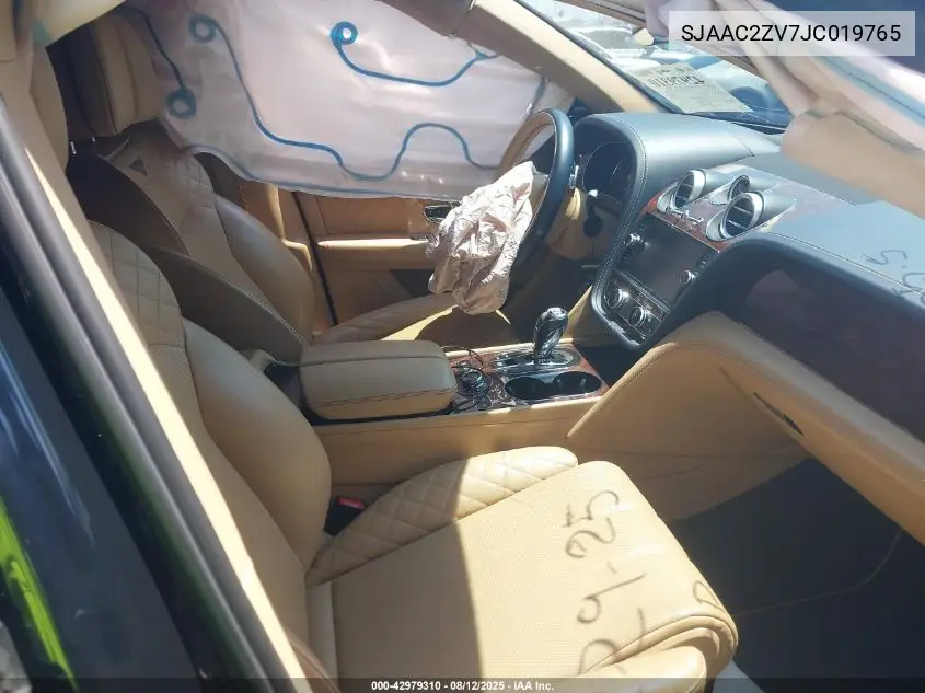 2018 Bentley Bentayga Activity Edition/Black Edition/Mulliner/Onyx Edition/W12 VIN: SJAAC2ZV7JC019765 Lot: 42979310