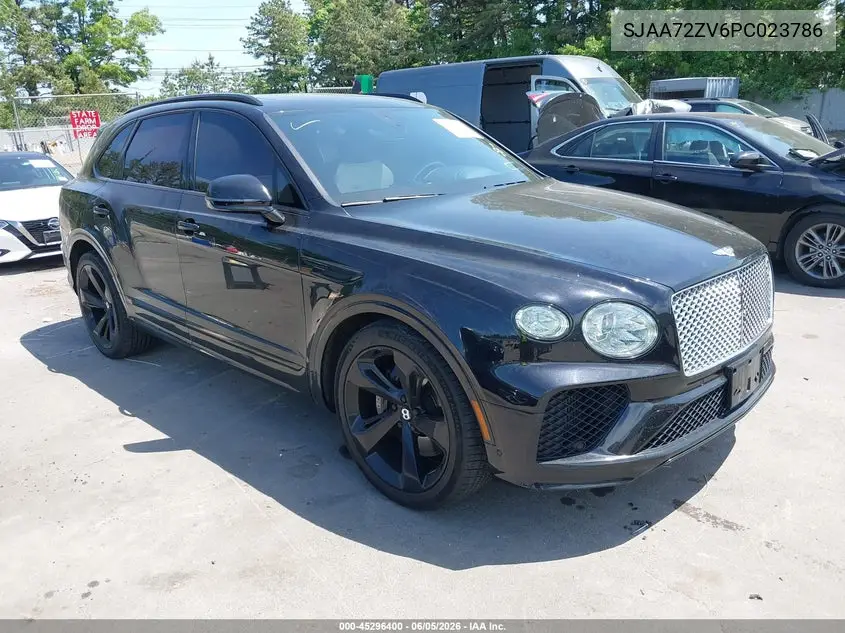 2023 Bentley Bentayga Hybrid VIN: SJAA72ZV6PC023786 Lot: 45296400