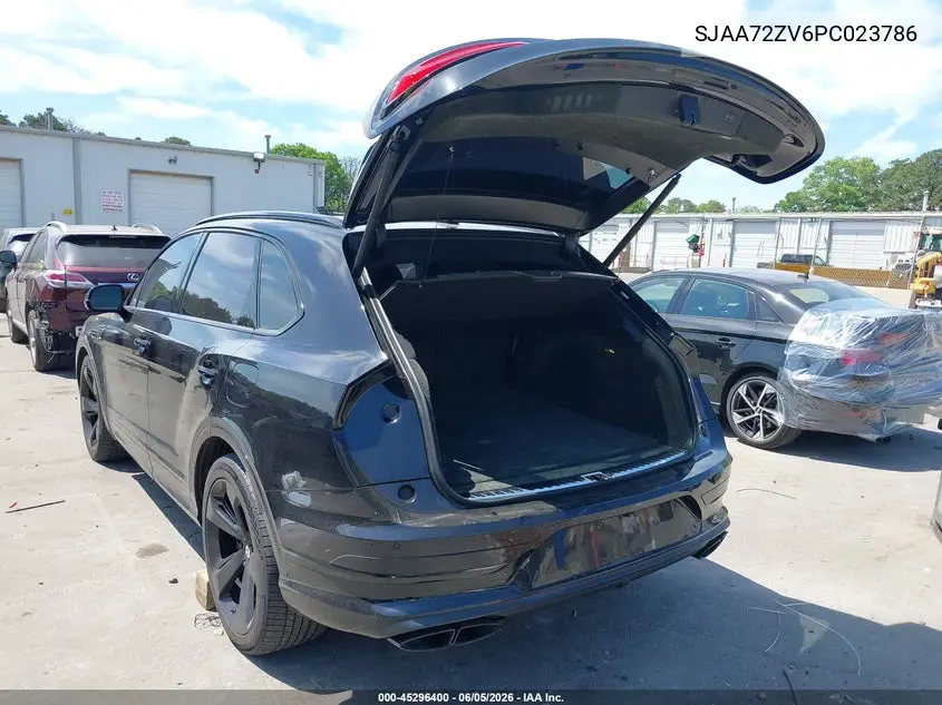 2023 Bentley Bentayga Hybrid VIN: SJAA72ZV6PC023786 Lot: 45296400