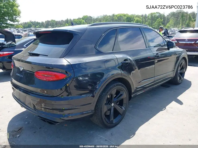 2023 Bentley Bentayga Hybrid VIN: SJAA72ZV6PC023786 Lot: 45296400