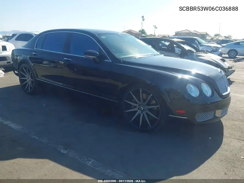 2006 Bentley Continental Flying Spur VIN: SCBBR53W06C036888 Lot: 45083590