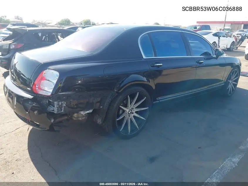 2006 Bentley Continental Flying Spur VIN: SCBBR53W06C036888 Lot: 45083590