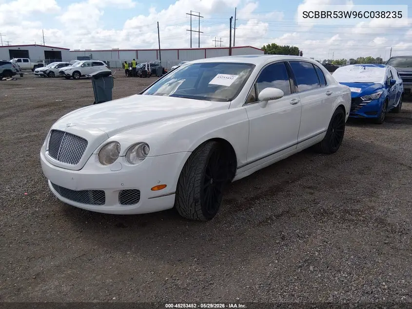 2006 Bentley Continental Flying Spur VIN: SCBBR53W96C038235 Lot: 45253452