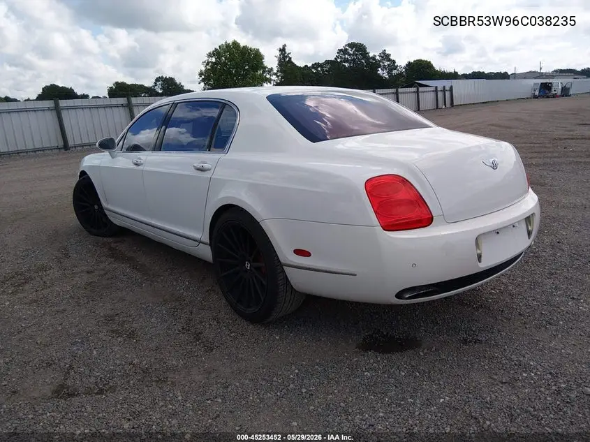 2006 Bentley Continental Flying Spur VIN: SCBBR53W96C038235 Lot: 45253452
