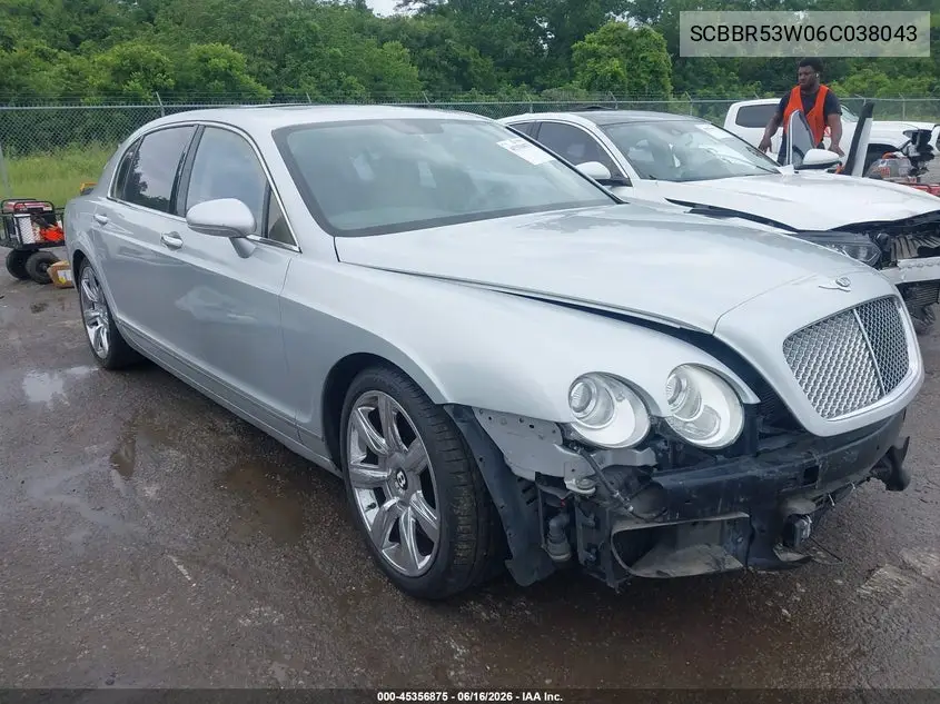 2006 Bentley Continental Flying Spur VIN: SCBBR53W06C038043 Lot: 45356875