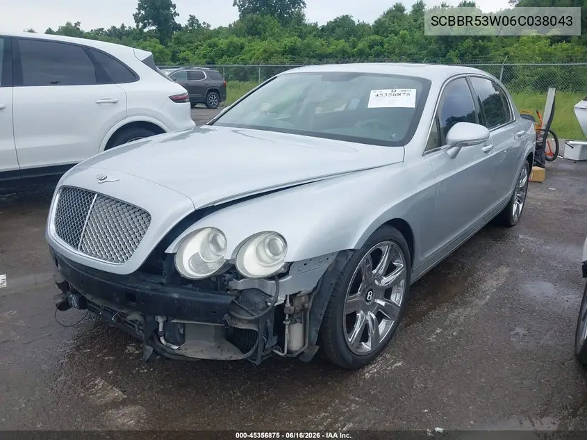2006 Bentley Continental Flying Spur VIN: SCBBR53W06C038043 Lot: 45356875
