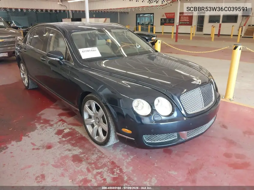 2006 Bentley Continental Flying Spur VIN: SCBBR53W36C039591 Lot: 45585166