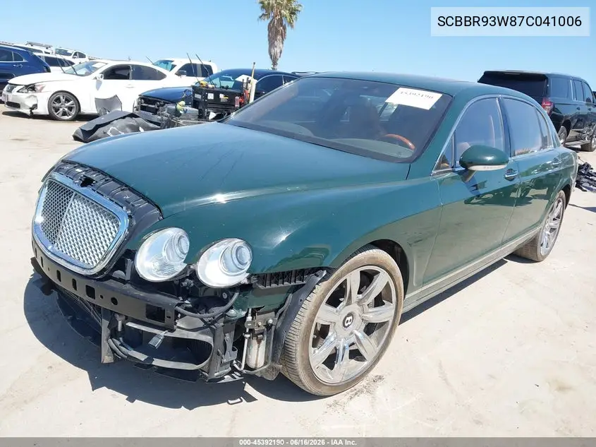 2007 Bentley Continental Flying Spur VIN: SCBBR93W87C041006 Lot: 45392190
