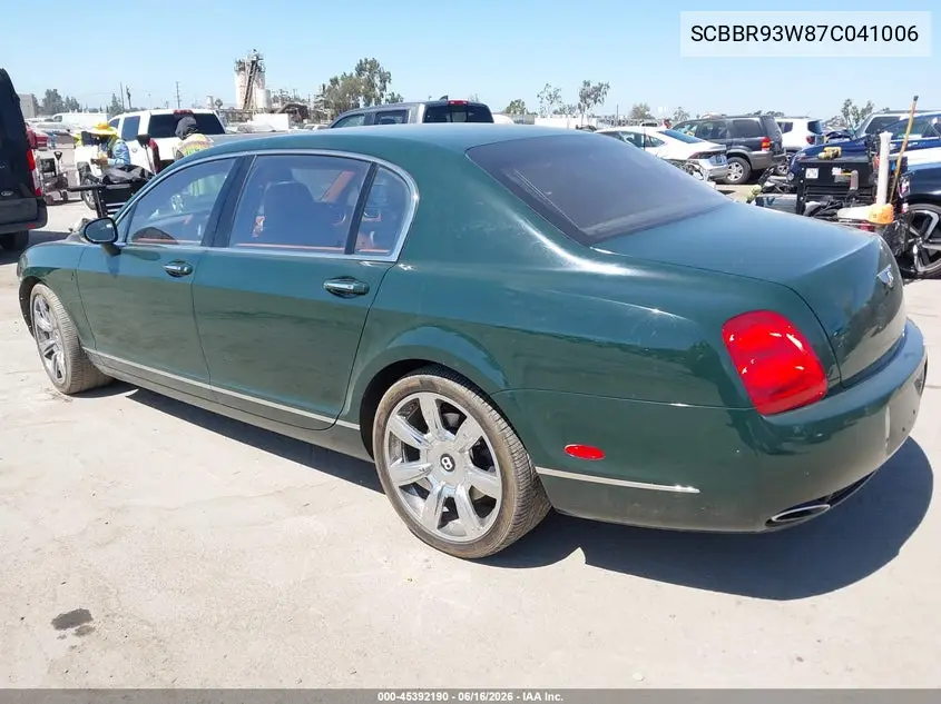 2007 Bentley Continental Flying Spur VIN: SCBBR93W87C041006 Lot: 45392190