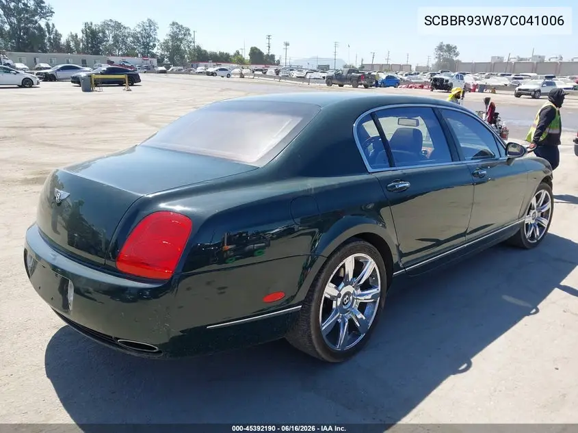 2007 Bentley Continental Flying Spur VIN: SCBBR93W87C041006 Lot: 45392190