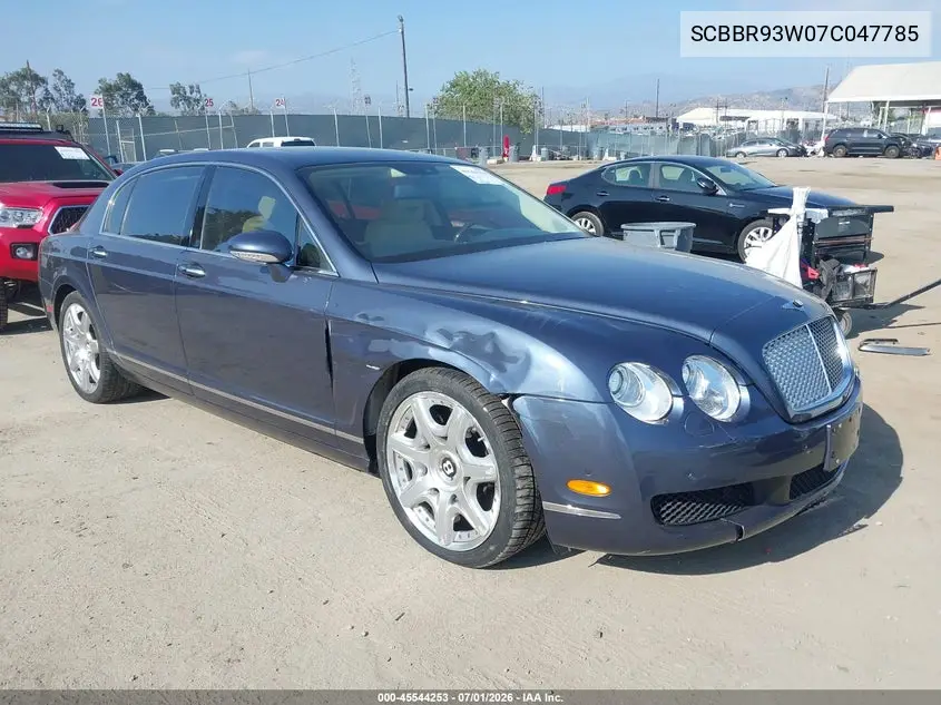 2007 Bentley Continental Flying Spur VIN: SCBBR93W07C047785 Lot: 45544253