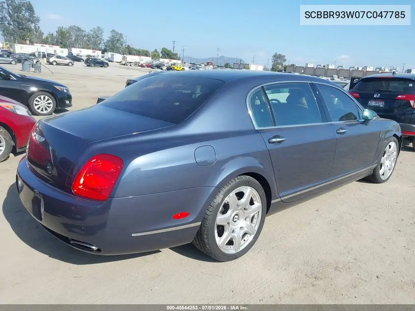 2007 Bentley Continental Flying Spur VIN: SCBBR93W07C047785 Lot: 45544253