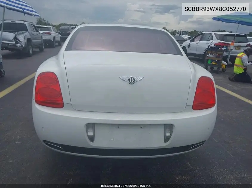 2008 Bentley Continental Flying Spur VIN: SCBBR93WX8C052770 Lot: 45563024