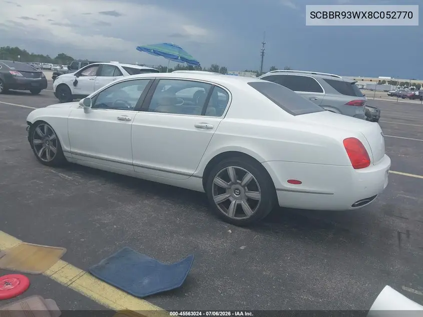 2008 Bentley Continental Flying Spur VIN: SCBBR93WX8C052770 Lot: 45563024