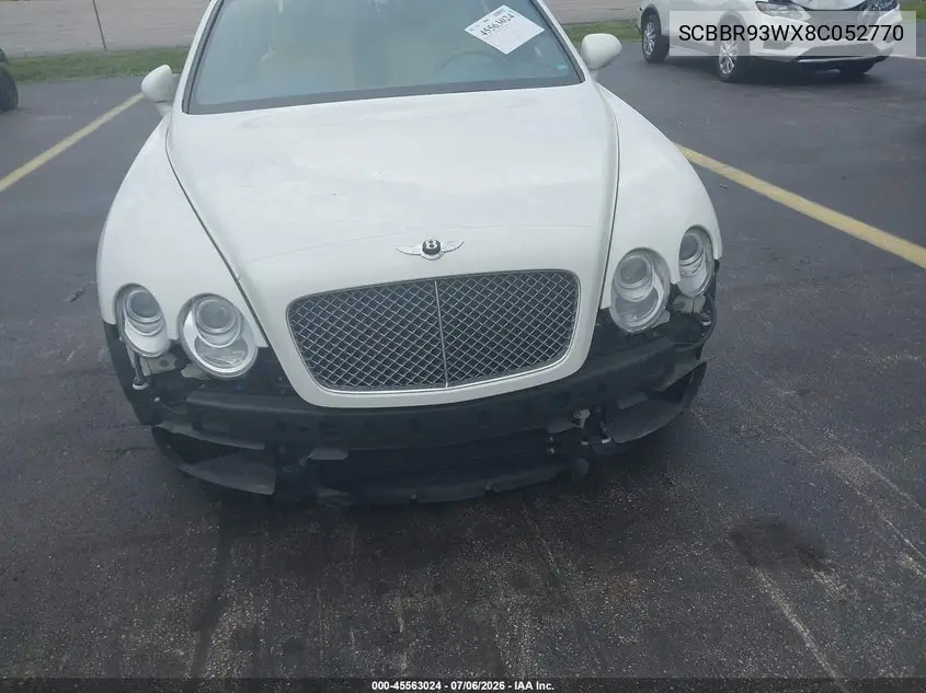 2008 Bentley Continental Flying Spur VIN: SCBBR93WX8C052770 Lot: 45563024