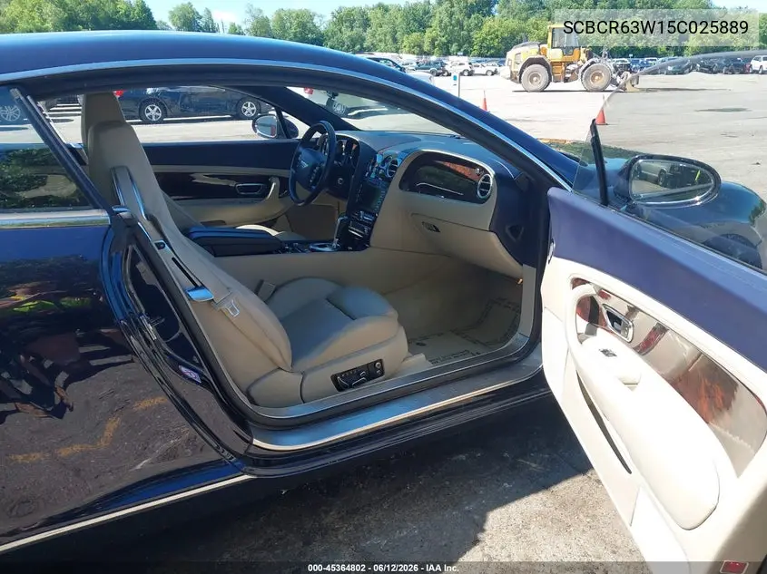 2005 Bentley Continental Gt VIN: SCBCR63W15C025889 Lot: 45364802