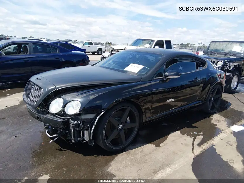 2006 Bentley Continental Gt VIN: SCBCR63WX6C030591 Lot: 45147007