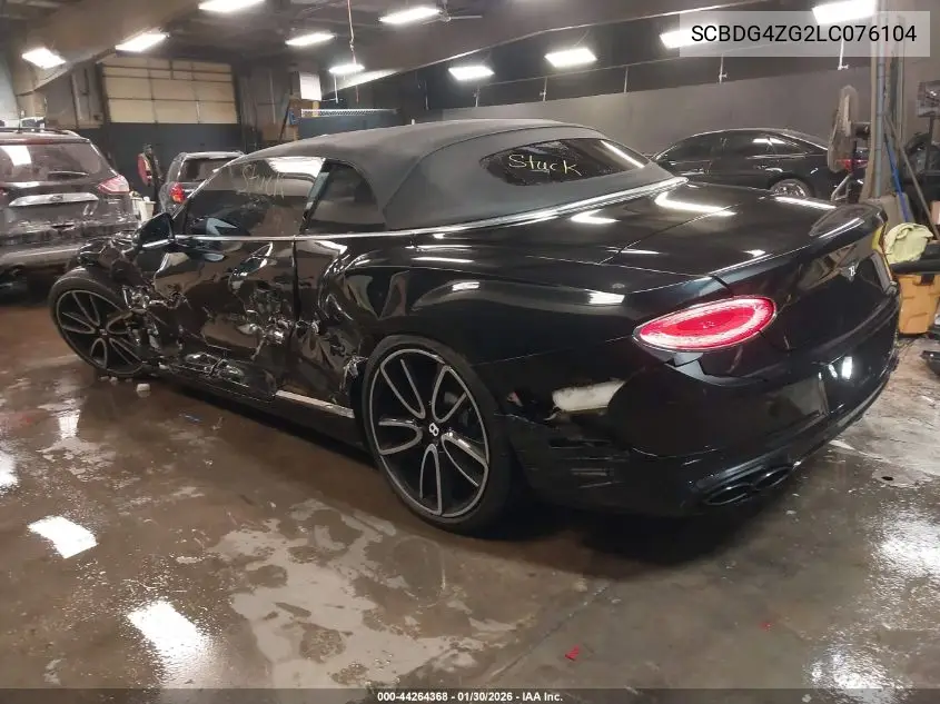 2020 Bentley Continental Gt V8/V8 First Edition VIN: SCBDG4ZG2LC076104 Lot: 44264368