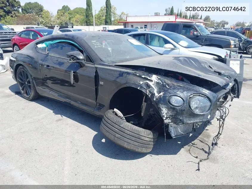 2020 Bentley Continental Gt V8/V8 First Edition VIN: SCBCG2ZG9LC074642 Lot: 45485030