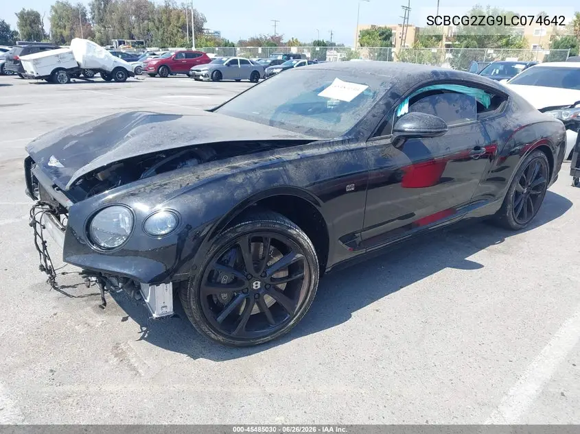 2020 Bentley Continental Gt V8/V8 First Edition VIN: SCBCG2ZG9LC074642 Lot: 45485030