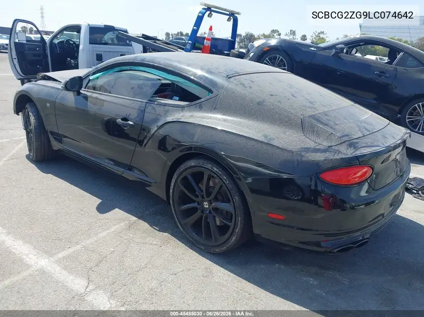 2020 Bentley Continental Gt V8/V8 First Edition VIN: SCBCG2ZG9LC074642 Lot: 45485030