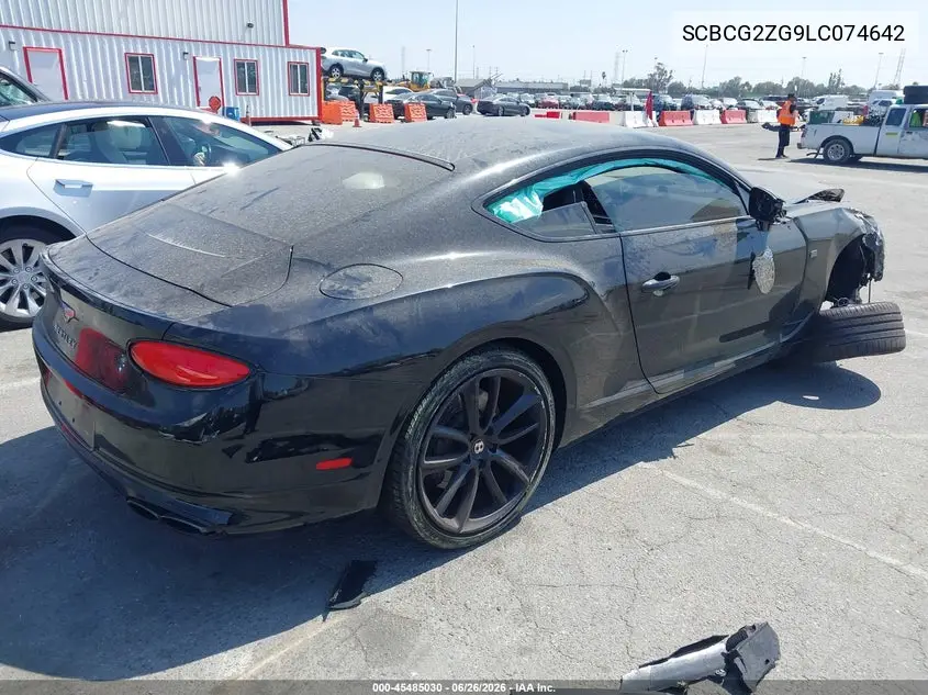 2020 Bentley Continental Gt V8/V8 First Edition VIN: SCBCG2ZG9LC074642 Lot: 45485030
