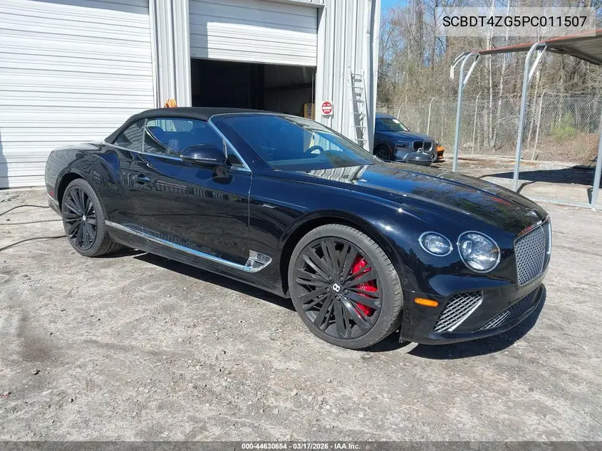 2023 Bentley Continental Gt Mulliner W12/Speed VIN: SCBDT4ZG5PC011507 Lot: 44630654