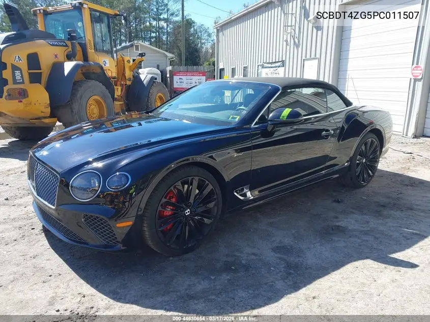 2023 Bentley Continental Gt Mulliner W12/Speed VIN: SCBDT4ZG5PC011507 Lot: 44630654